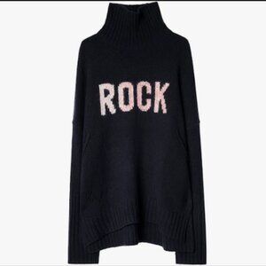 Zadig & Voltaire Women's Alma Rock Merino Wool Turtleneck Sweater